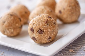 Chocolate Chip Cookie Dough Protein Ball