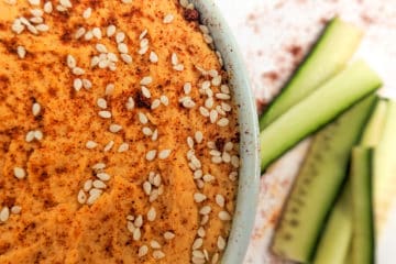Sweet Potato Hummus | Vegan Oil Free