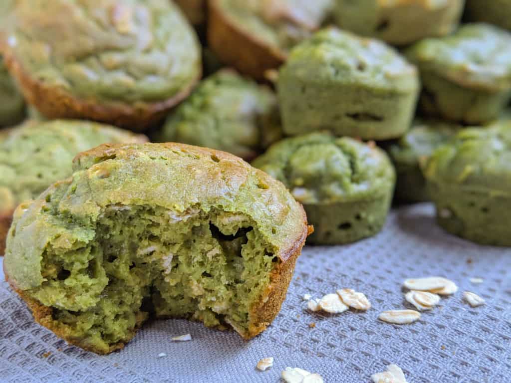 Vegan Spinach Banana Muffins