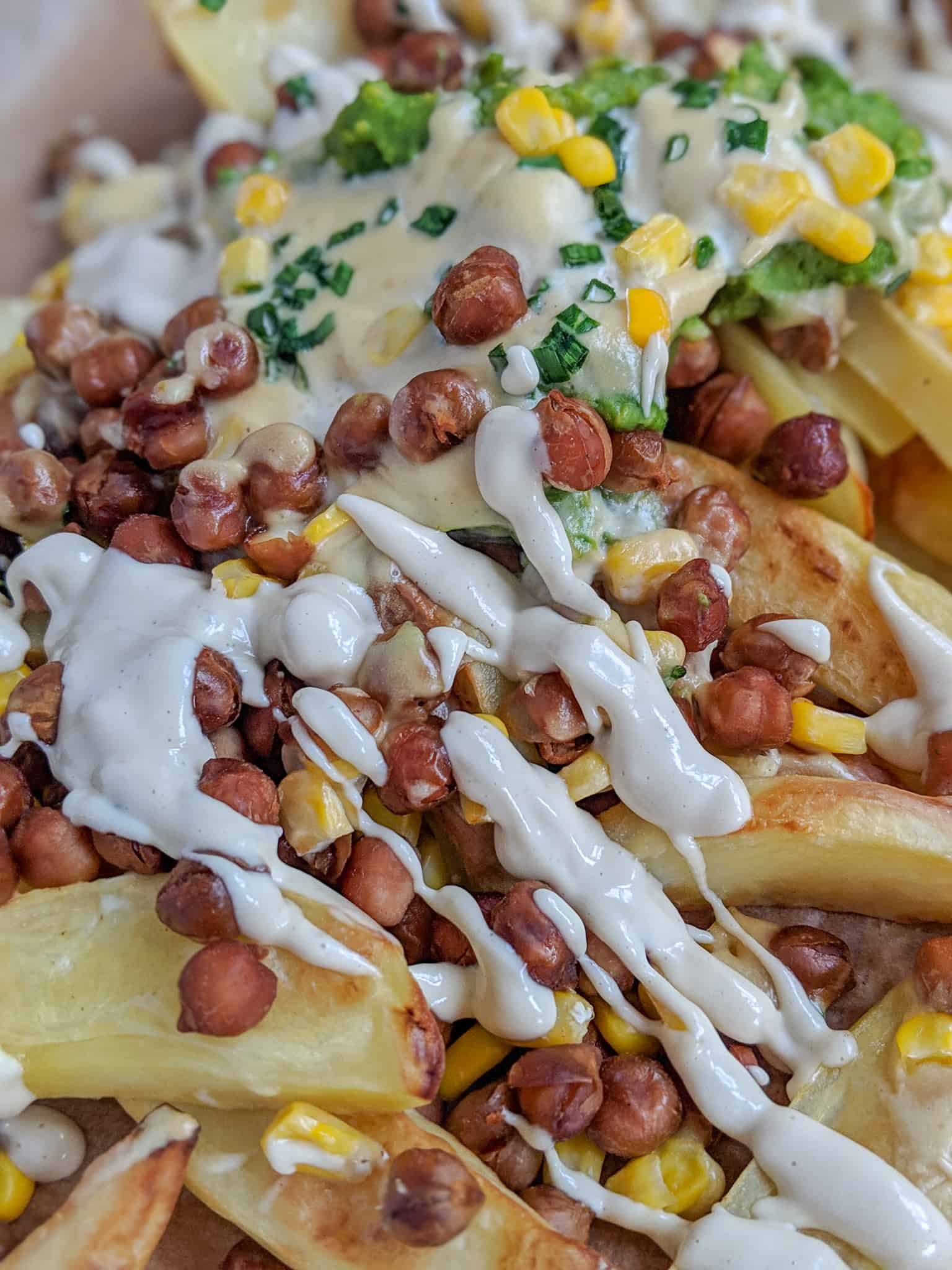Healthy Vegan Loaded Fries-image