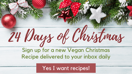 Vegan Christmas Recipe Signup