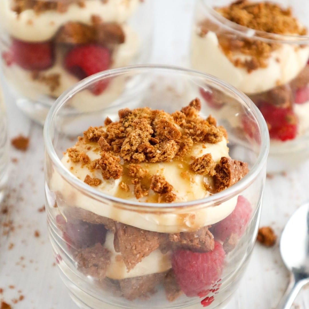It's the 3rd Day of Christmas, and my true love is making me the most delicious Gingerbread Trifle in the world! 
With gingerbread cookies, white chocolate custard, and fresh raspberries, this trifle will definitely be a favourite at Christmas. 
This recipe is from my Christmas Recipe Collection. You can grab it in the link in my bio or 
https://withextraveg.gumroad.com/l/VeganChristmasCollection

#veganchristmasfood #veganchristmas #christmasdessert #vegantrifle #veganrecipes #vegankids #vegankidsfood #vegandesserts #veganfamilies #veganmum #vegamom #veganmumlife #veganmomlife #busymomlife #dairyfreedessert #dairyfree #gingerbreadcookies
